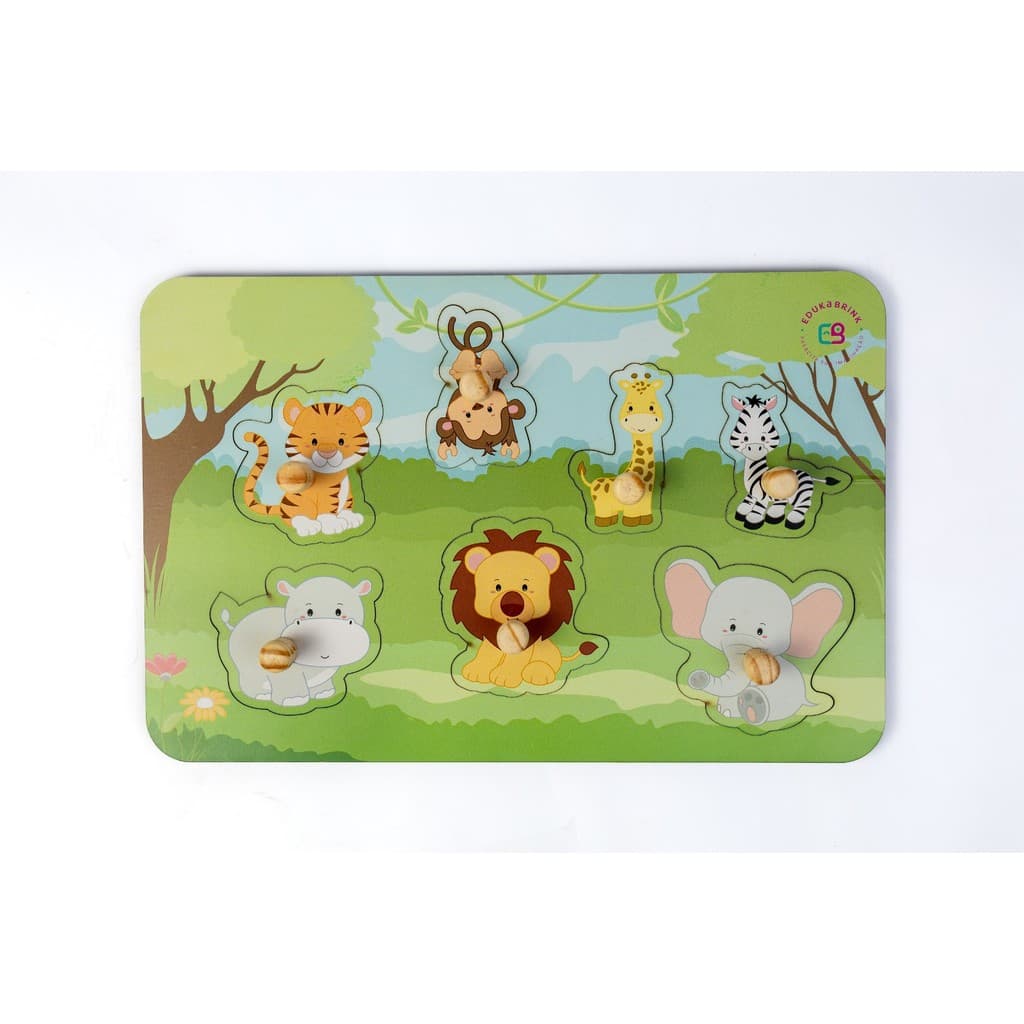 Jogo Encaixe com Estampa Safari