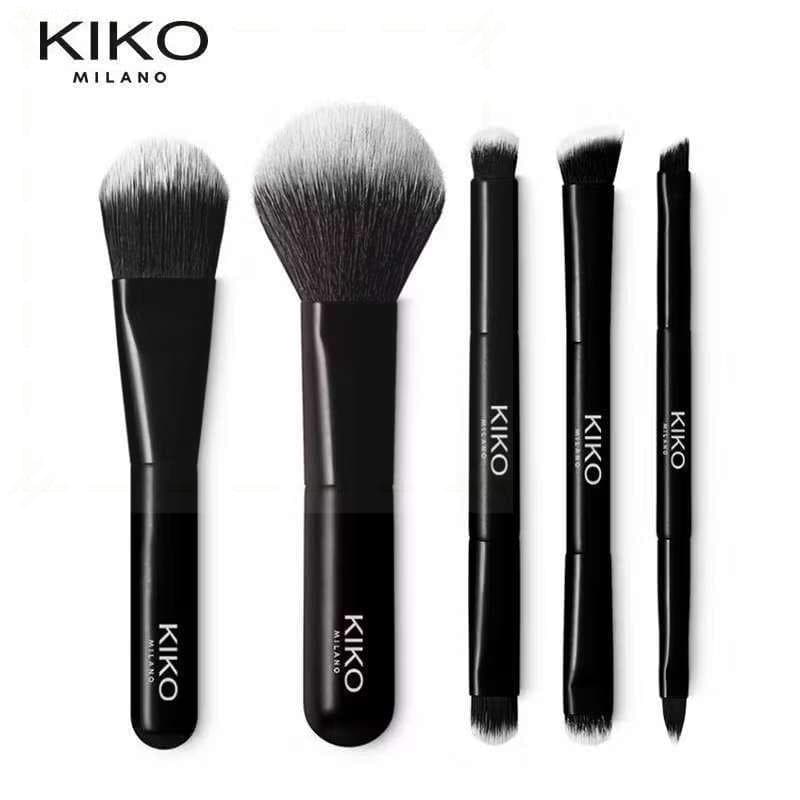 kiko milano Conjunto De Pincéis De Maquiagem Portátil Ferramentas Pincel Labial/De Delineador/Base E blush