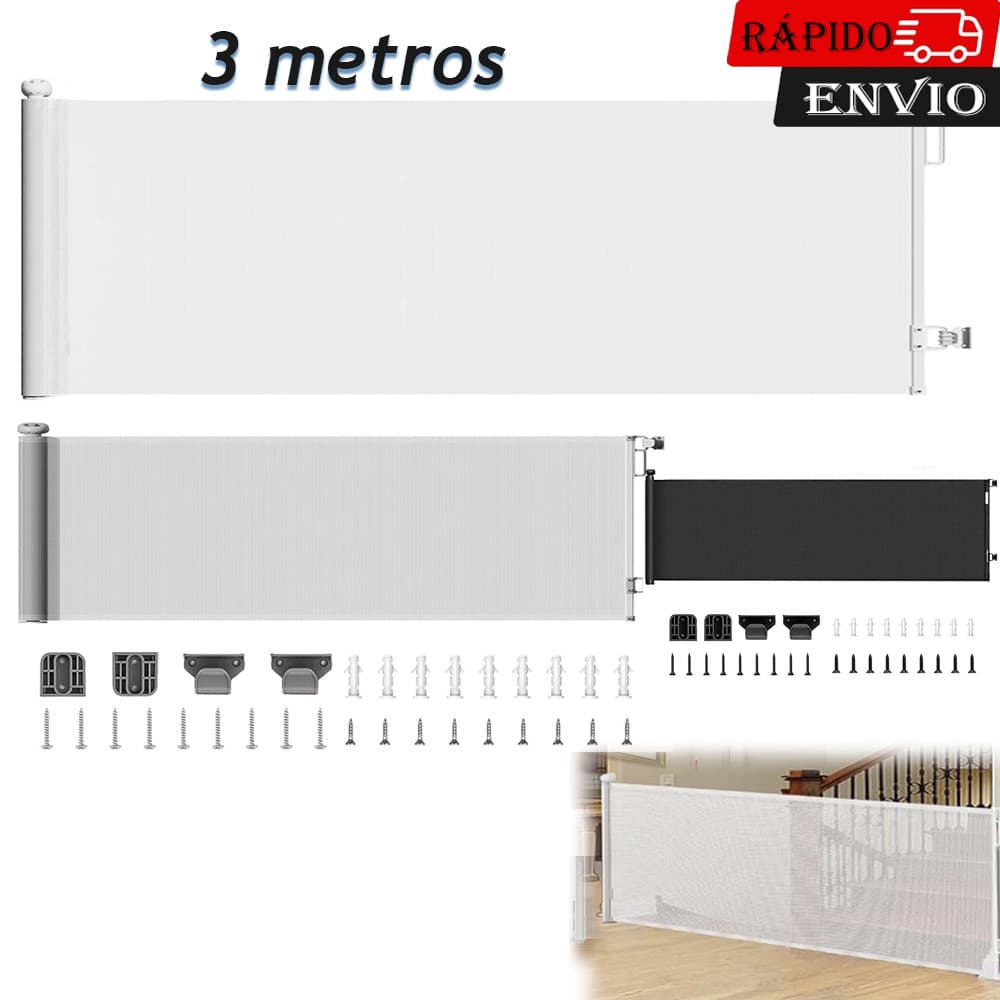 Portao Grade para Cachorros Grade de Protecao para Criancas Escalável Portao Portao Pet Grade de Protecao 3 metros