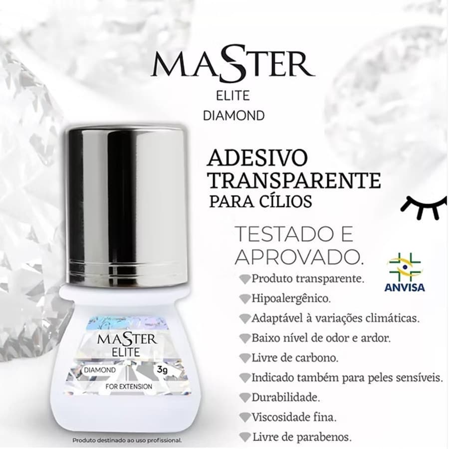 Cola Master Diamond Transparente 3ml