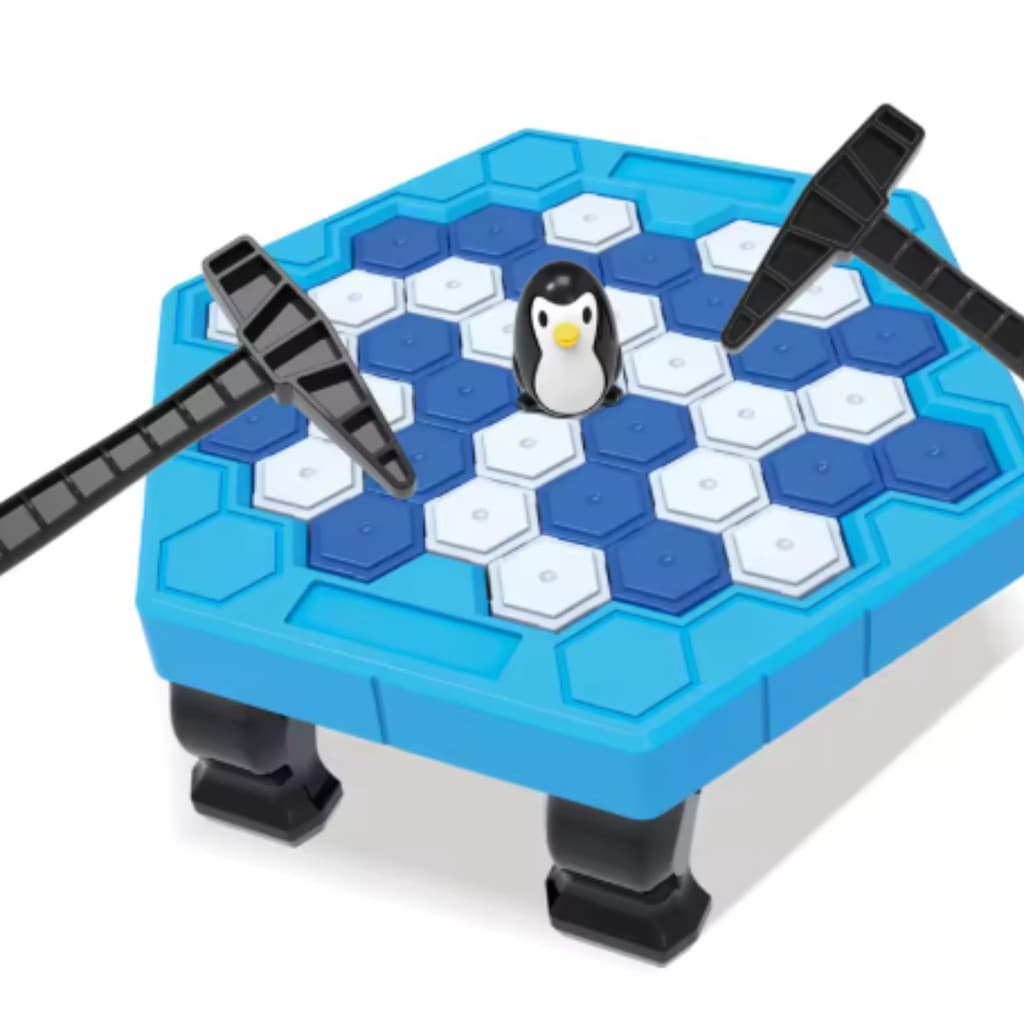 Brinquedo Jogo de Mesa Pinguim Quebra Gelo