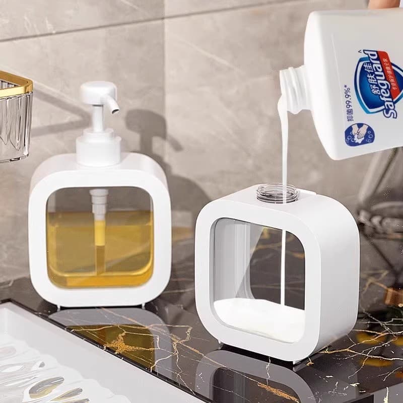 Gel de banho detergente para a roupa Sub-engarrafamento portátil detergente imprensa garrafa Shampoo espuma mão desinfet