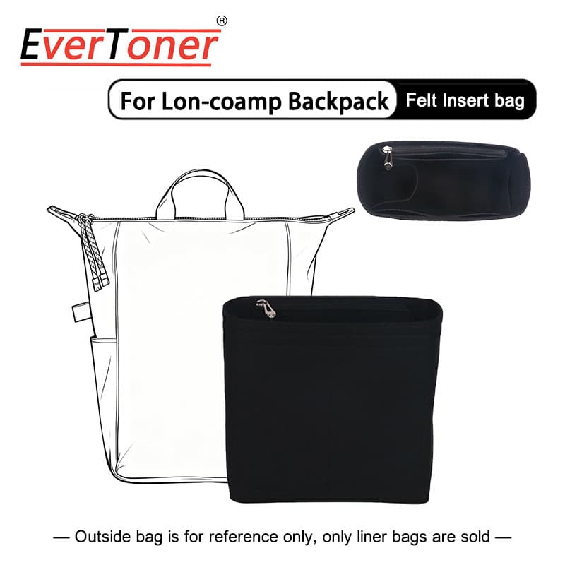 EverToner O Organizador De Forro Interno De Feltro É Usado Para Bolsa De Armazenamento De Mochila Lon-coamp