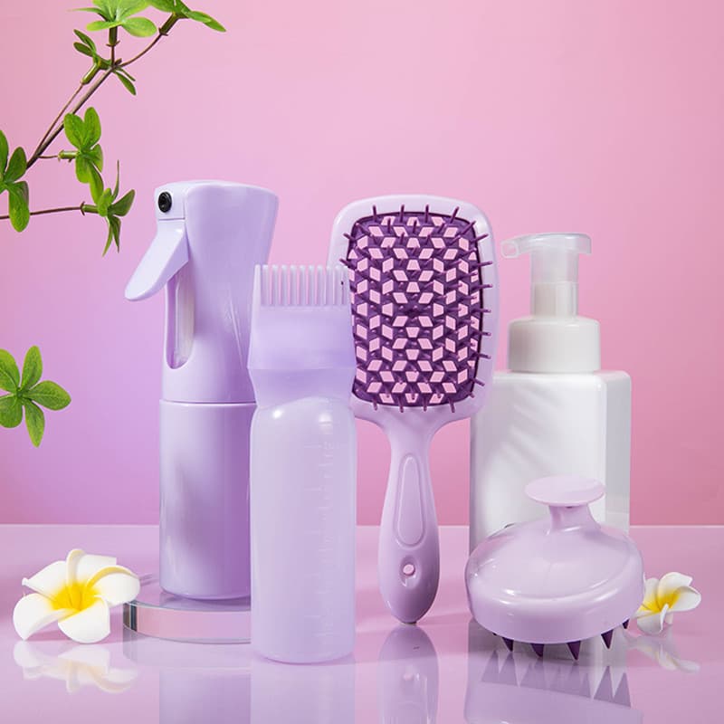 conjunto de 4 Frasco De Limpeza cada com capacidade de 160 ml para cabelos secos e tingidos