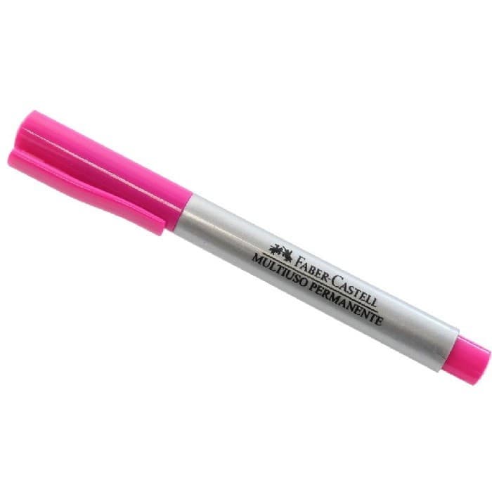Marcador Permanente 1.0mm Metálico Rosa Faber Castell
