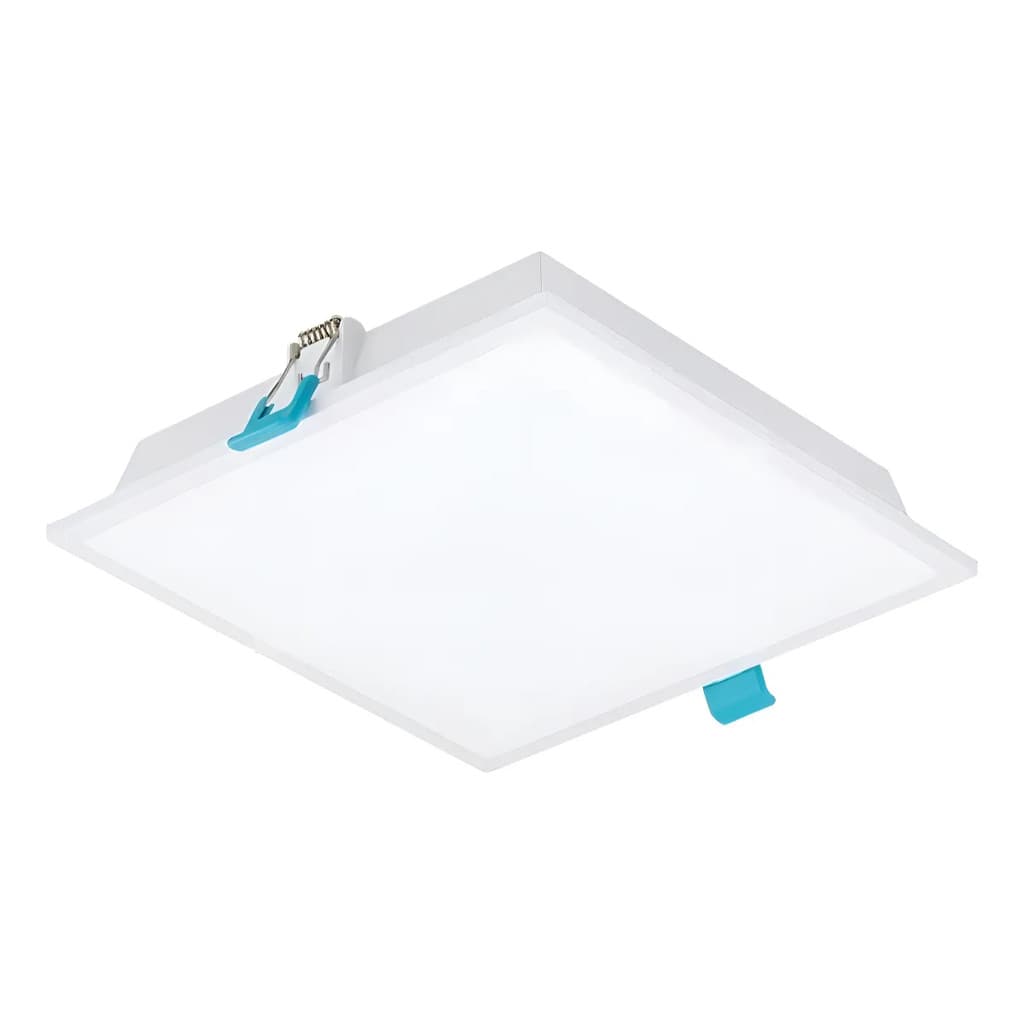 Iluminária de Gesso LED Quadrada 8W Branco Frio 5000K Teto
