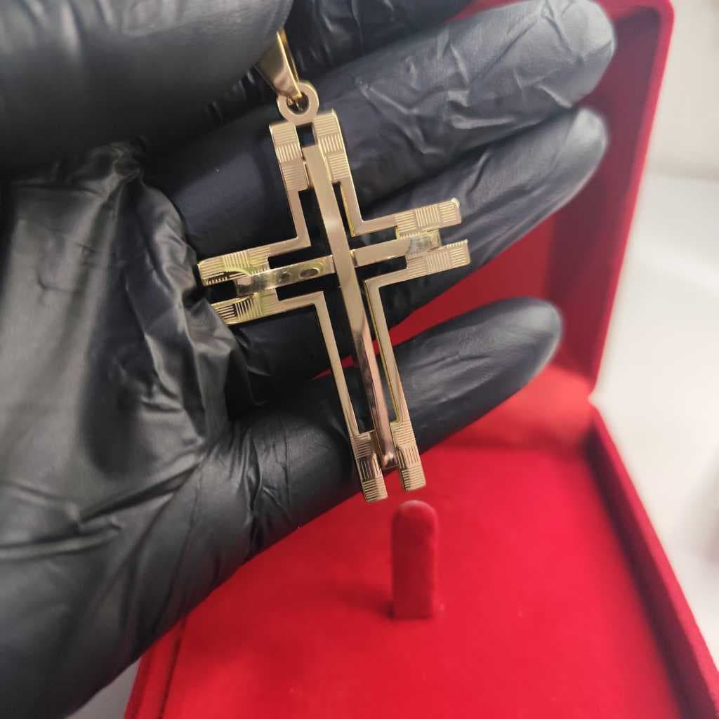 Pingente Cruz Crucifixo Grande Para Correntes Grossas