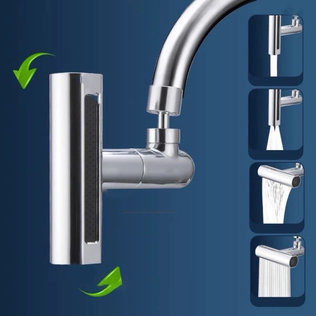 Extensor Torneira Filtro Pia Giratório Rotativo Chuveirinho Água Esguicho Adaptador Ferramenta