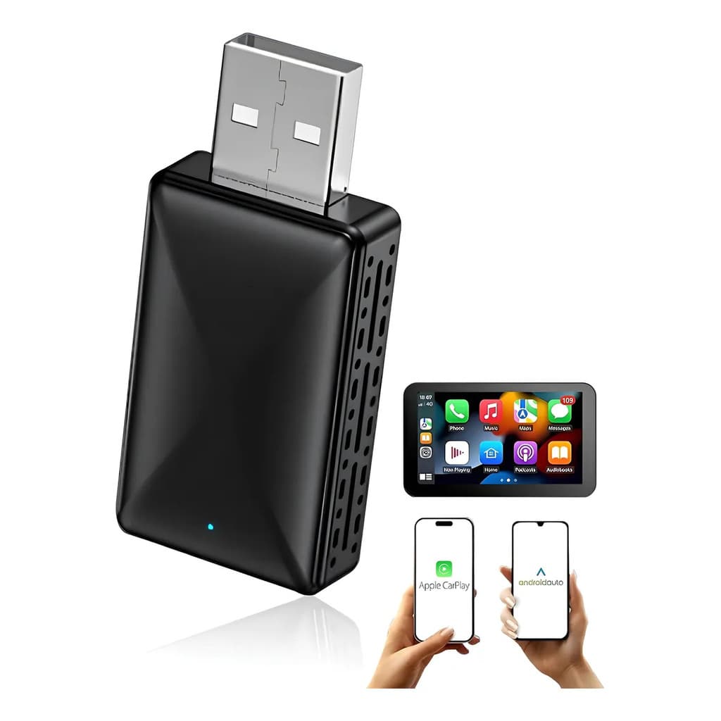 Adaptador sem fio Carplay Android auto