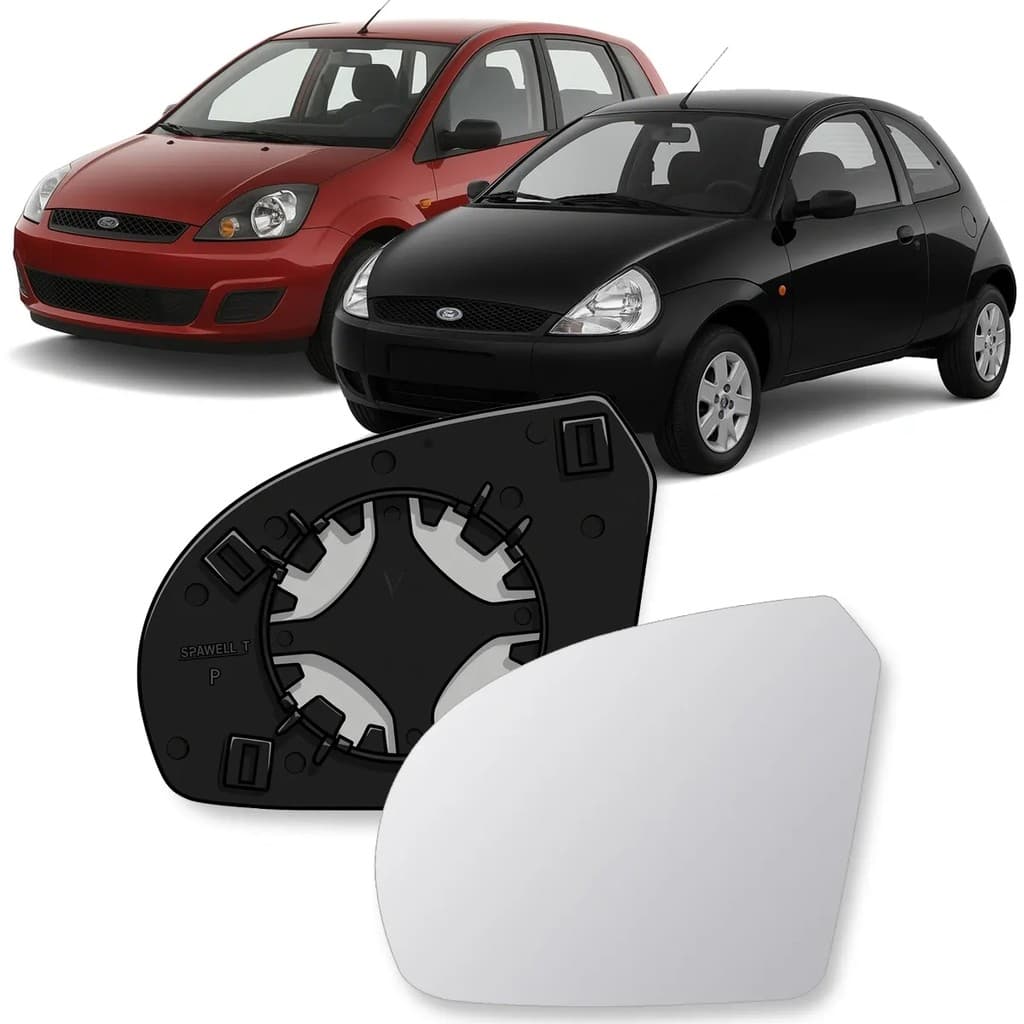 Lente Subconjunto Base Espelho Retrovisor Fiesta 2002 a 2011 e Ka 2008 a 2014