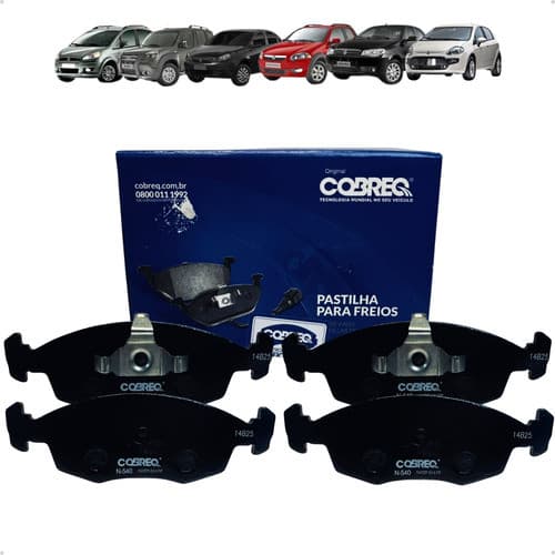 Jogo De Pastilha De Freio Fiat Gran Siena +09 Cobreq N540