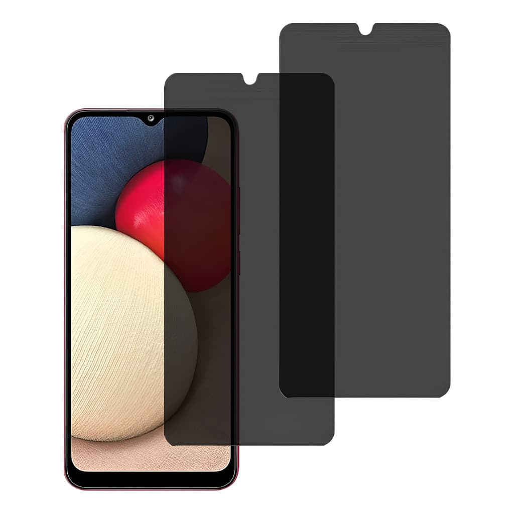 Kit 2 Películas Privacidade 3d Ant Spy Compatível Galaxy A02
