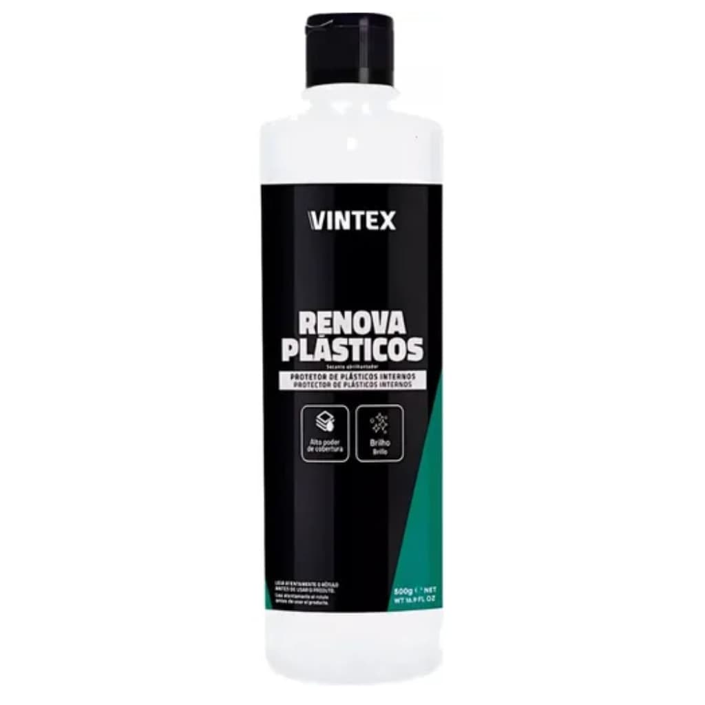 Renova Plásticos Protetor De Plásticos E Borrachas 500ml Vintex Vonixx