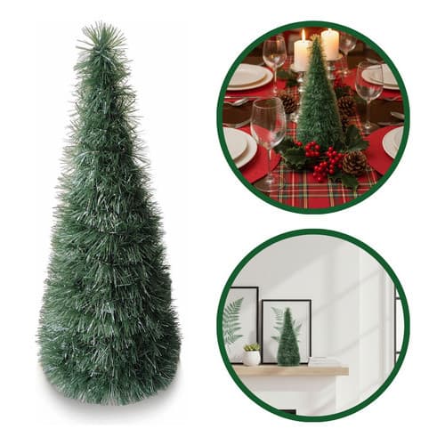 Mini Árvore De Mesa 50cm Ponteira Verde Natal Natalino Verde