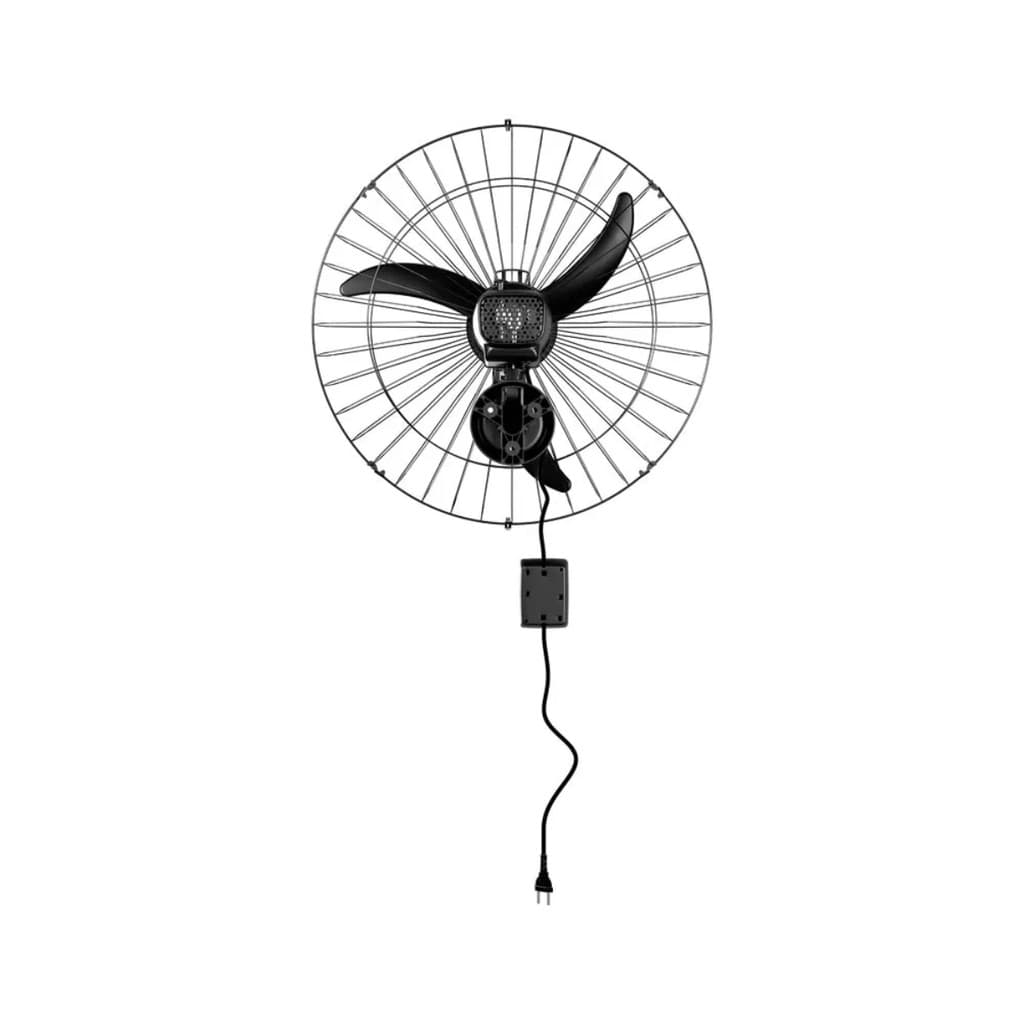 Ventilador Parede 60cm Profissional Preto 127v 130w Ventisol