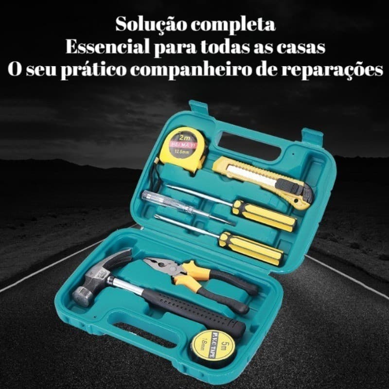 Conjunto de ferramentas domésticas para reparo de carro Conjunto de ferramentas de 9 peças
