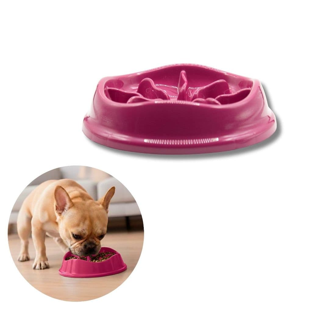Comedouro Lento Interativo Para Cães Stark Slow 350ml Magenta
