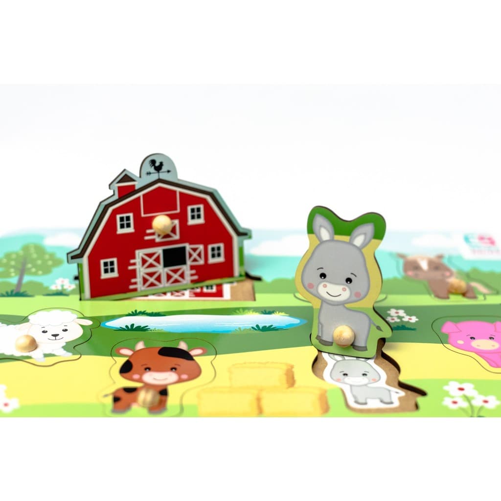 Jogo Encaixe com Estampa Fazendinha