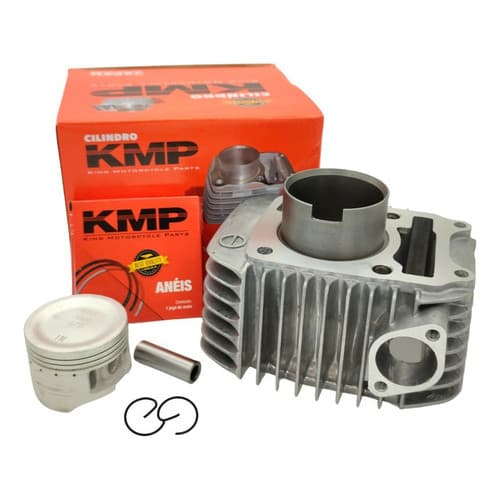 Kit Cilindro Kmp Pistão Honda Biz 125 carburada 2005 2006 2007 2008