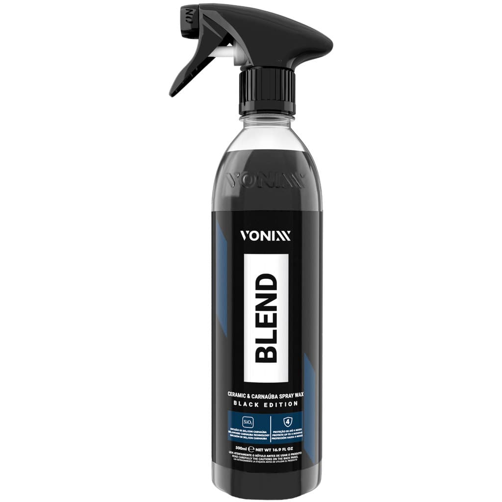 Ceramic e Carnauba Blend Spray Black 500ml Vonix