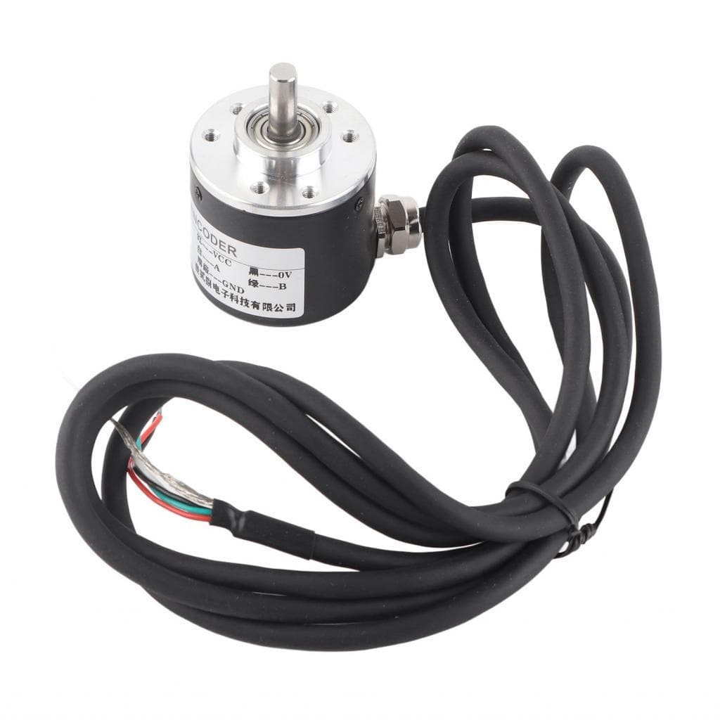 Codificador de rotação incremental magnetoelétrico 600PR DC 5-24V Saída de fase AB para taxa de rotação e medição de