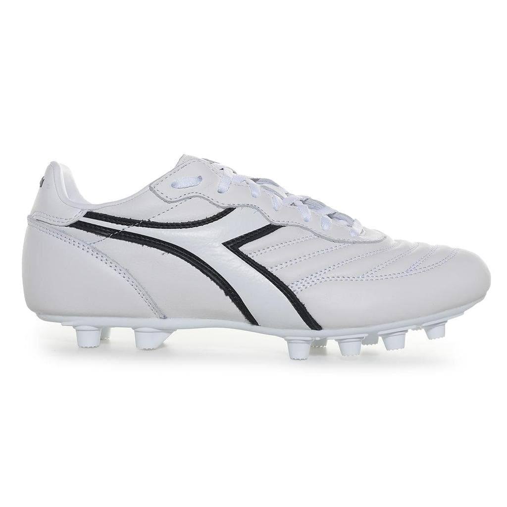 Chuteira Unissex Diadora Brasil LT + MDPU Campo Branca