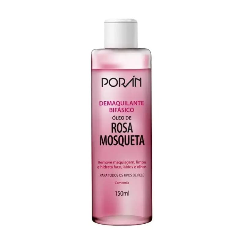 DEMAQUILANTE BIFASICO ROSA MOSQUETA - PORAN