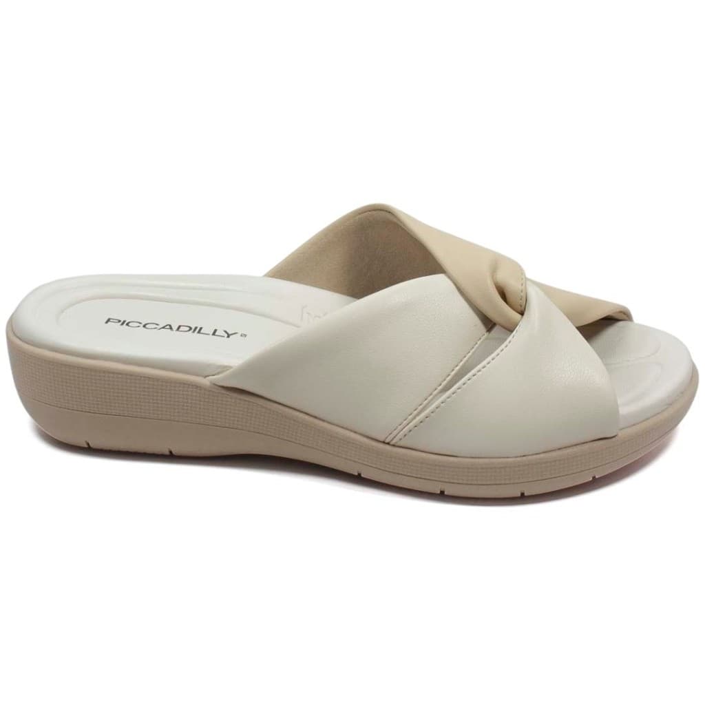 Tamanco Piccadilly Wide Fit Brule Feminino 239023-13