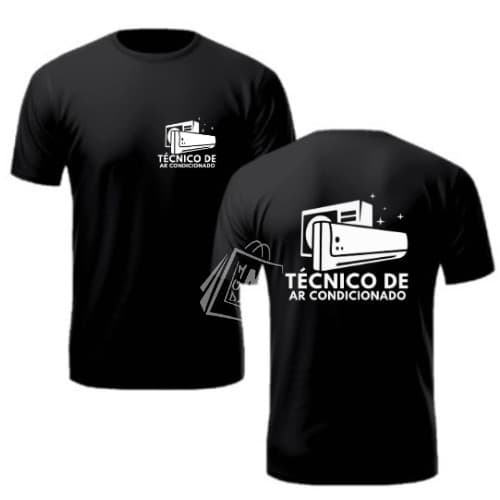 Camisa Técnico Refrigeração E Manutenção Em Ar Condicionado Uniforme