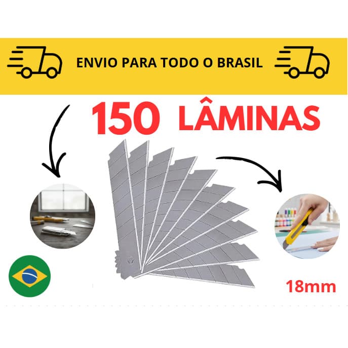 estilete profissional / 18mm /100 a 200 Lâmina de Estilete/ Estilete de precisão/ lamina / cortador