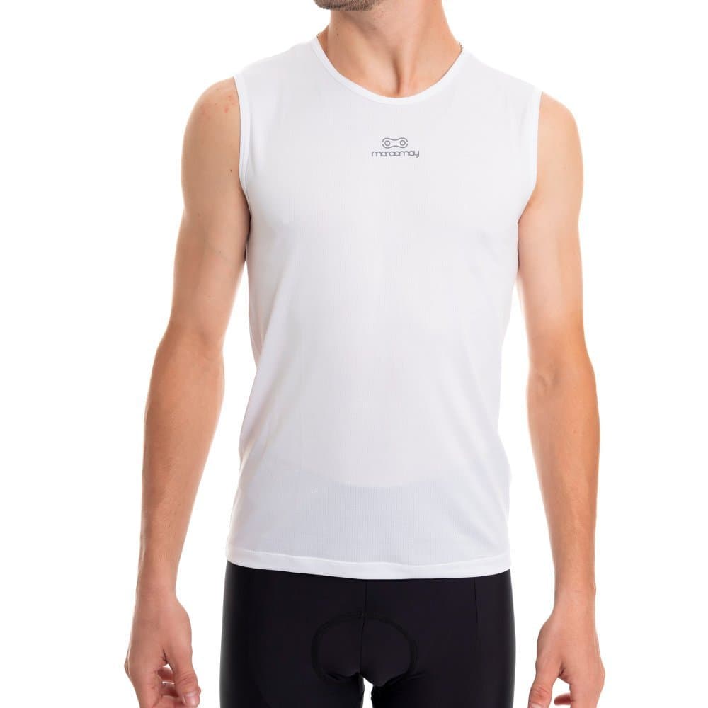 Camisa Segunda Pele Regata Masculina Márcio May Sports Branca