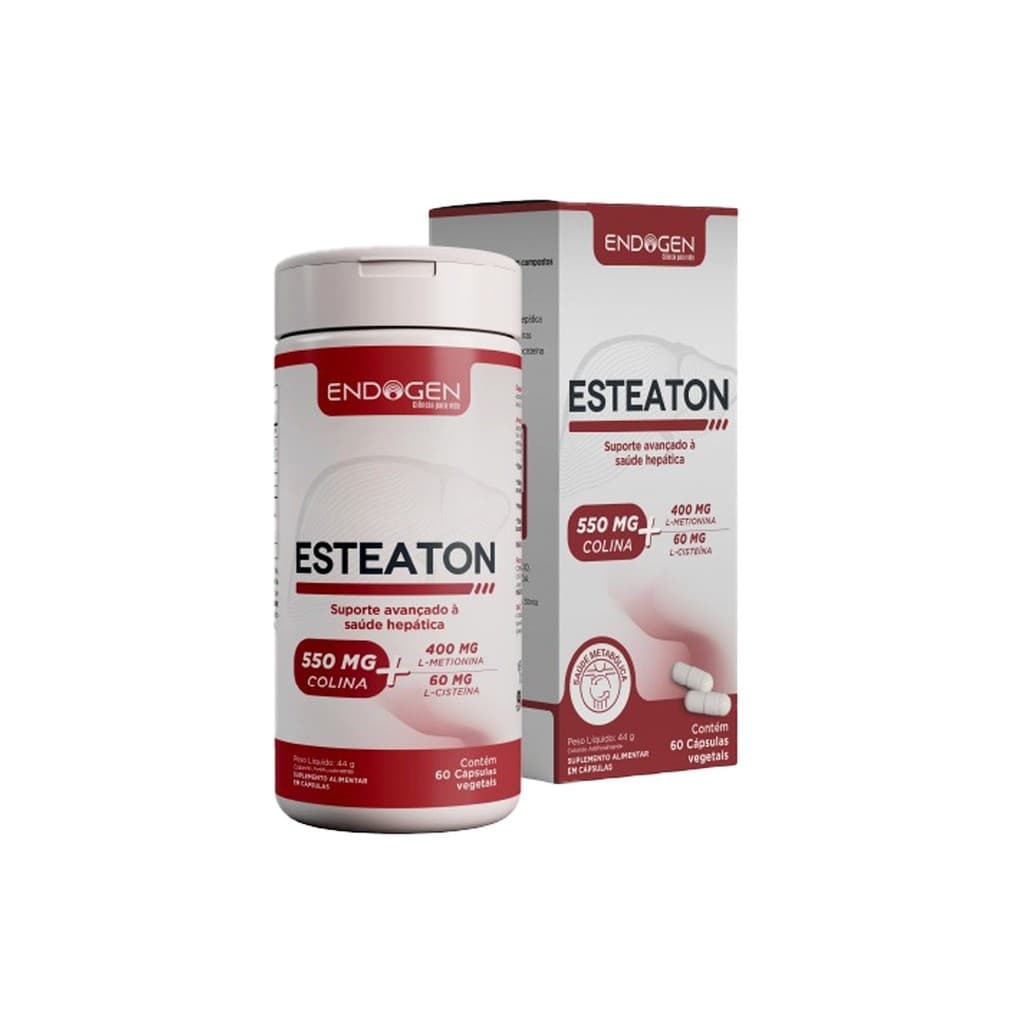 Esteaton Endogen 60 Cápsulas Suplemento com Colina e B12
