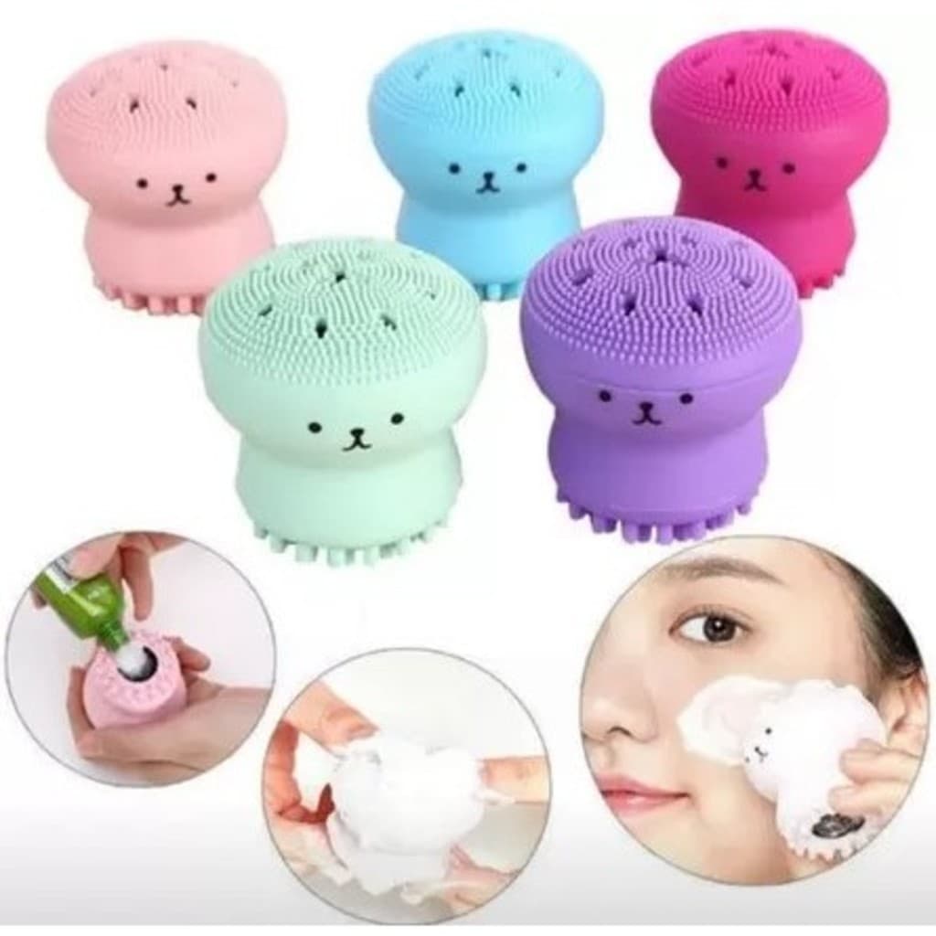 KIT 12 Pcs Esponja Buchinha De Lavar Rosto Polvo Esfoliante Massageador-GUI ANA
