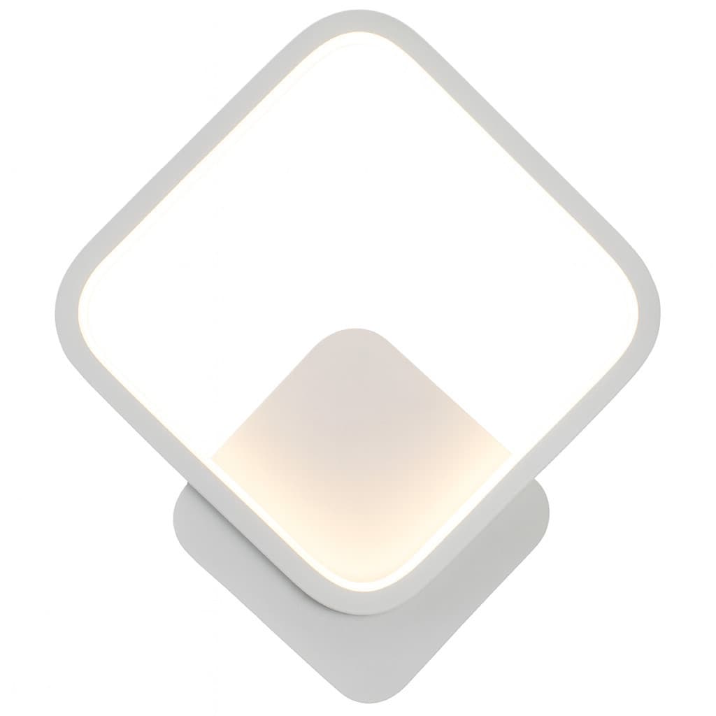 Arandela Led Revoar Quadrada 23cm 12w com Luz 3 Em 1 Design Branca Iluminação Moderna 110/220v