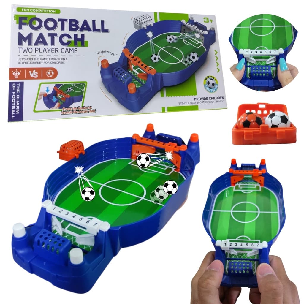 Mini Jogo Pinball Mesa de Futebol brinquedo Lançador Arena