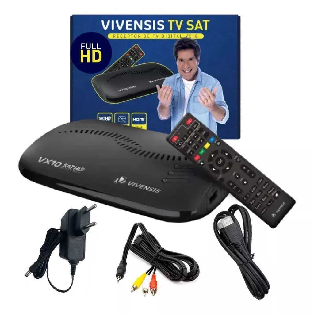 Receptor Vivensis VX10 TV SAT para Nova Parabólica Digital KU