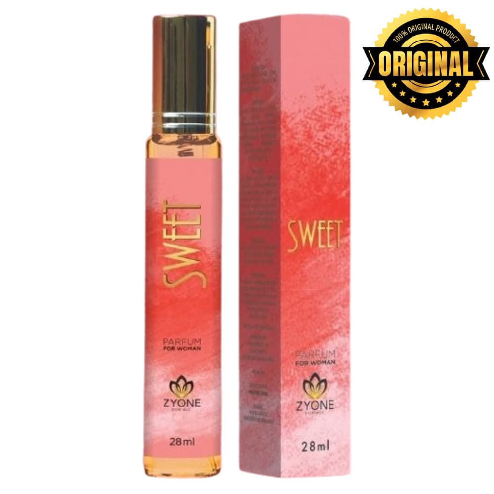 Sweet Zyone Cosméticos Feminino Parfum 28ml Alta Fixação Essência Premium