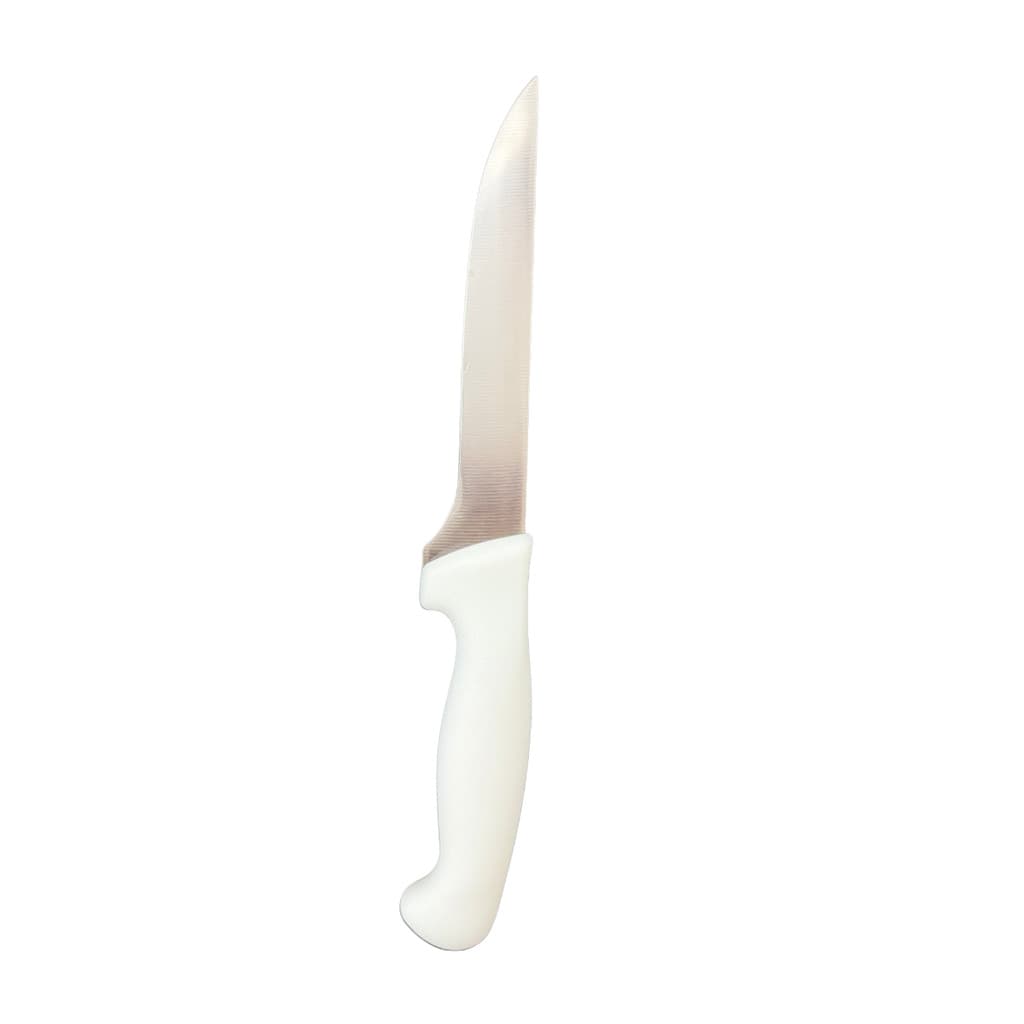 Faca de Carne Legumes Peixeira de Inox Profissional Cabo Branco
