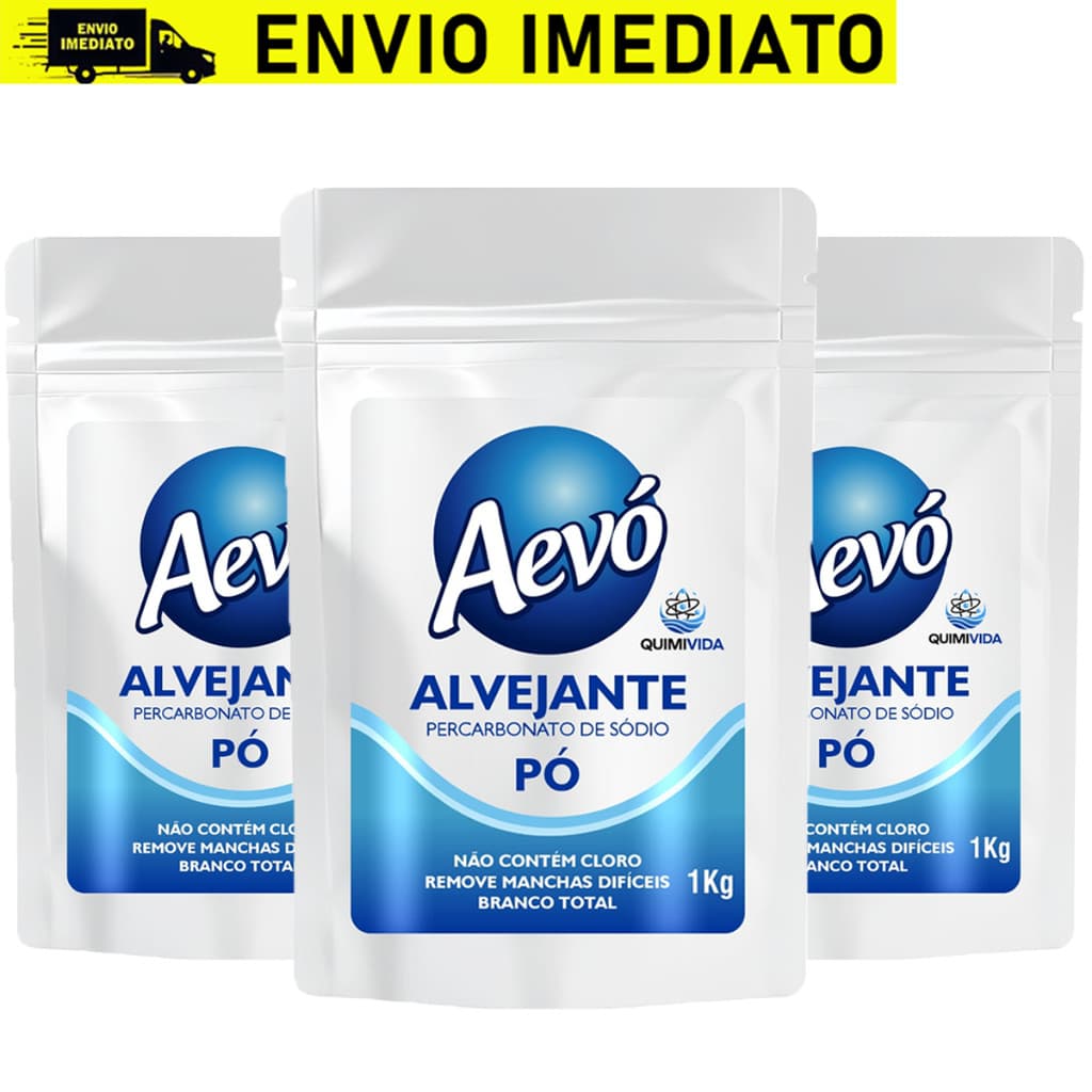 Percarbonato de Sódio 1kg a 3kg | Tira Manchas | Multiuso Profissional | Sem Cloro | Limpeza Geral