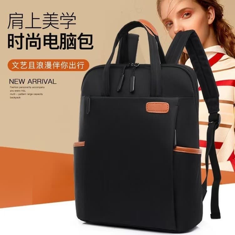 Mochilas femininas para laptops de grande, resistentes ao desgaste, para viagens de trabalho