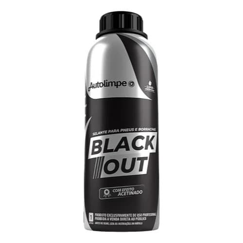 Blackout Selante Para Pneus E Borrachas Pretinho Carro Moto Caminhão Revitalizador Restaurador Plastico 1lt Autolimpec