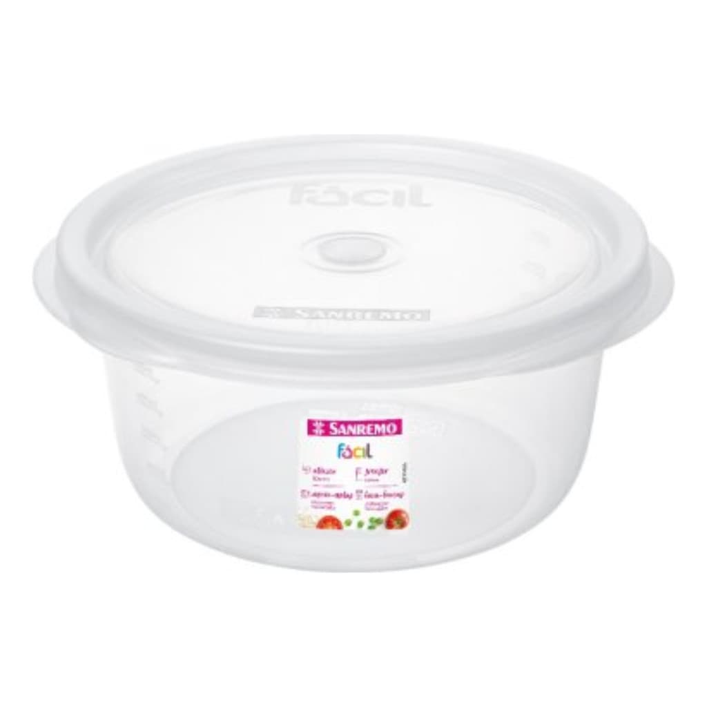 Pote Redondo C/ Tampa Sanremo 620 Ml Armazena Alimento