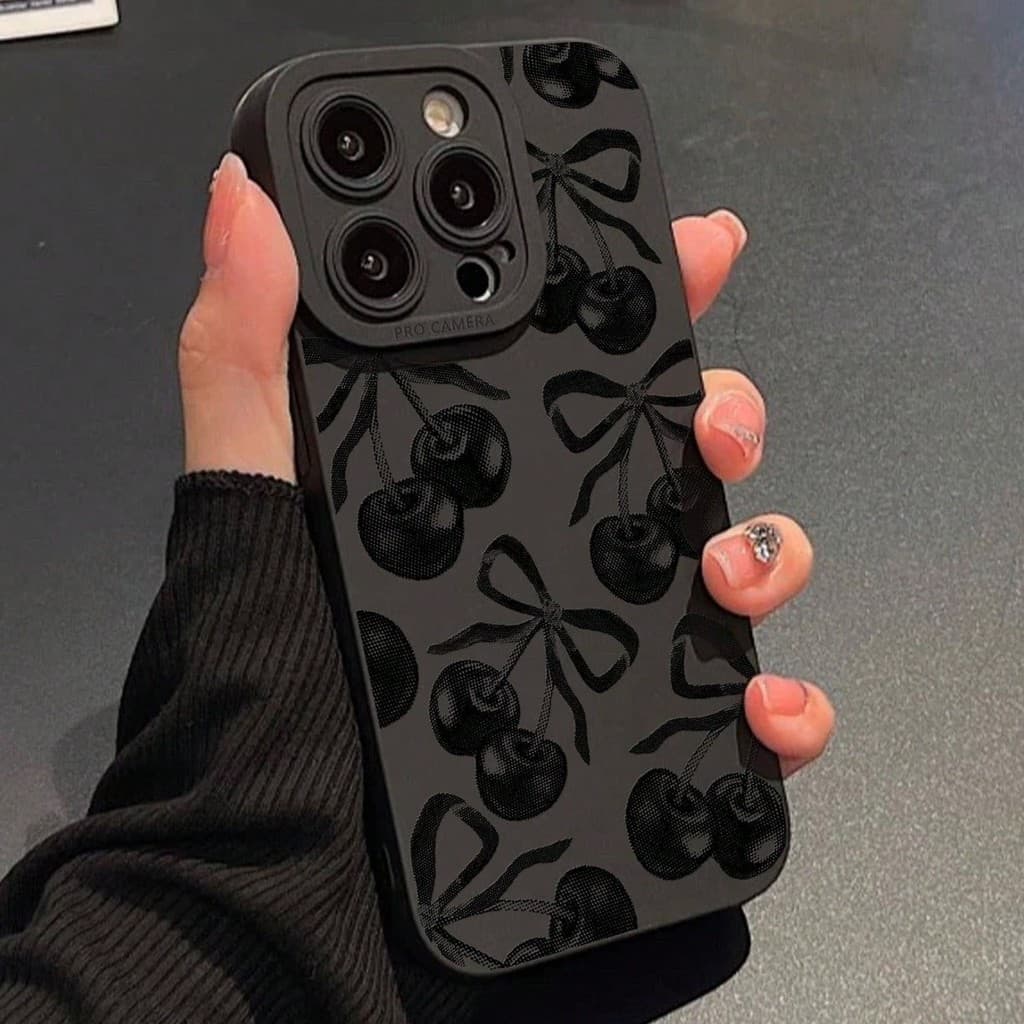 Flores De Cerejeira Capinha Capa Para IPhone 7 8 X Xs XR 11 12 13 14 15 16 17 Air Plus Pro Max Normal De Cobertura Compl