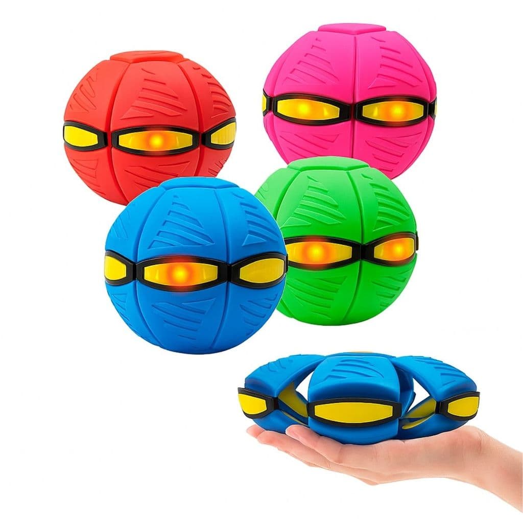 BOLA MÁGICA VOADORA PET CACHORRO ORIGINAL BOLA MALUCA VIRA DISCO VOADOR PET