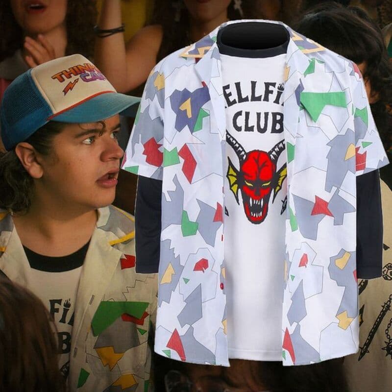 Camiseta Strangers Things 5 Club Hellfire Unissex lançamento