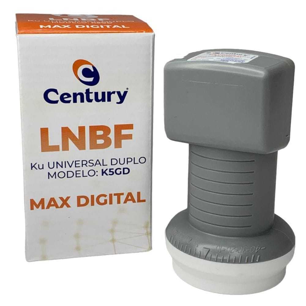 LNBF Century K5GD Duplo para Antena de Banda Ku