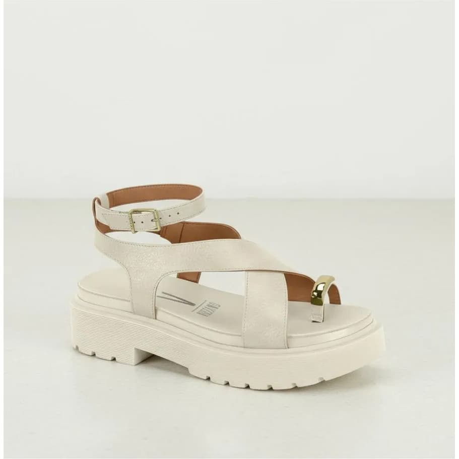 Sandalia Papete Vizzano Feminina Flatform Super Confortável