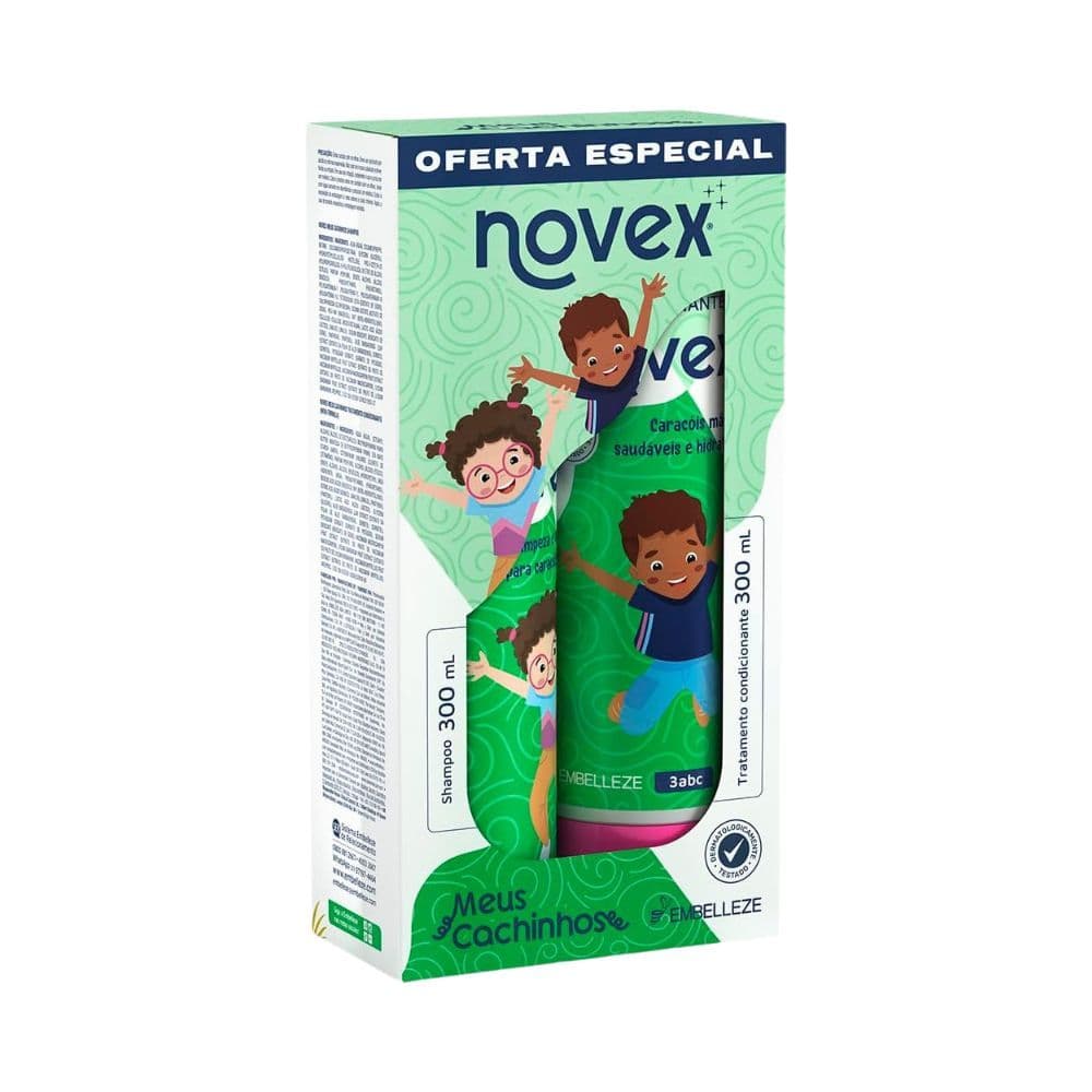 Kit Shampoo e Condicionador Novex 300ml Meus Cachinhos
