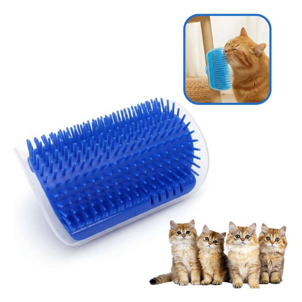 Brinquedo Coçador Escova Gatos Autoescovação Com Catnip Erva