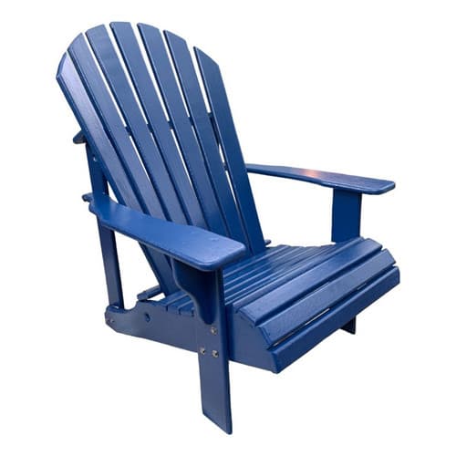 Cadeira Pavão  Adirondack  Jardim Externa Azul Del Rey GARAPA